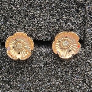 Coach Gold Flower Earrings